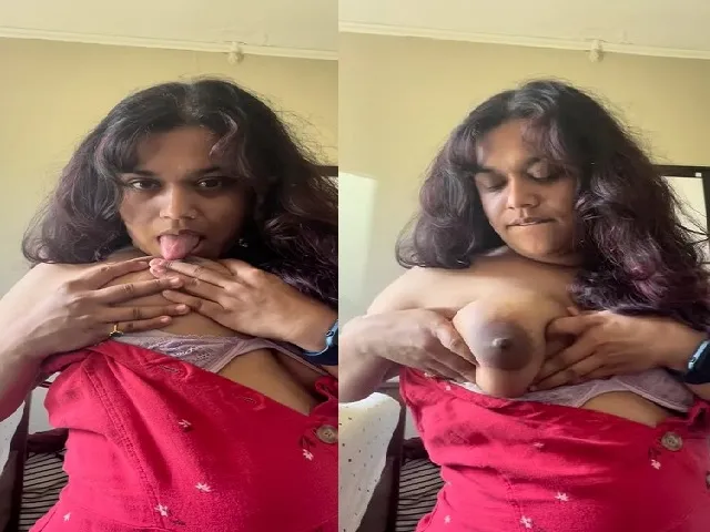 horny-girl-boob-licking-topless-new-desi-mms-update