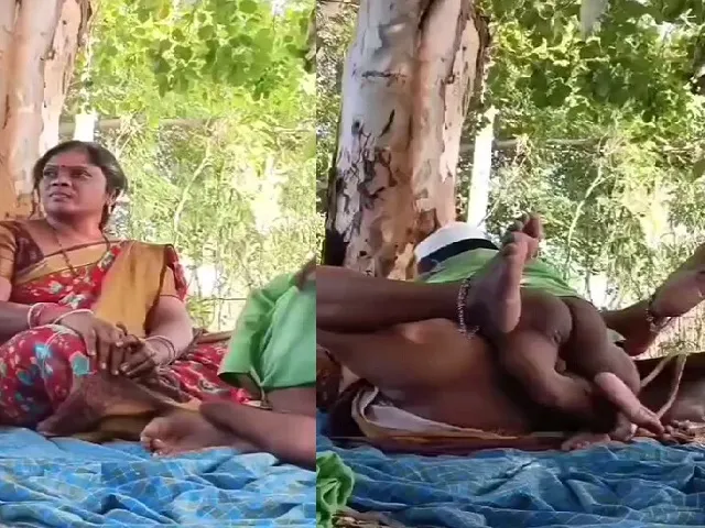 paid-randi-in-saree-viral-outdoor-sex-with-short-guy