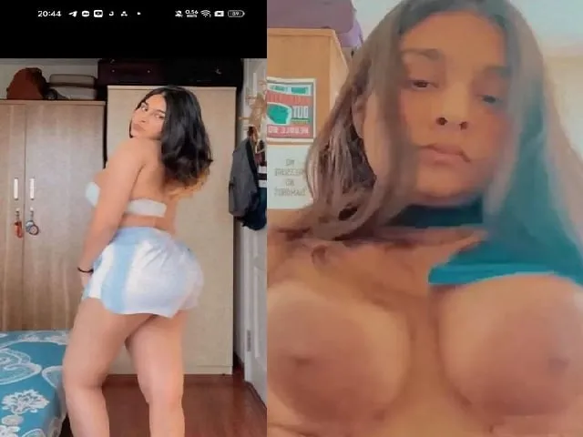 topless-selfie-video-gf-playing